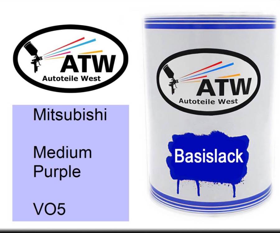 Mitsubishi, Medium Purple, VO5: 500ml Lackdose, von ATW Autoteile West.